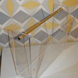 David Lange Plexiglas magazine racks .