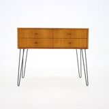 Commode à tiroirs en teck recyclé danois des années 1960