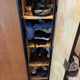 Jean Pascaud wardrobe black lacquered wood