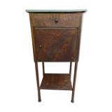 Metal beside table