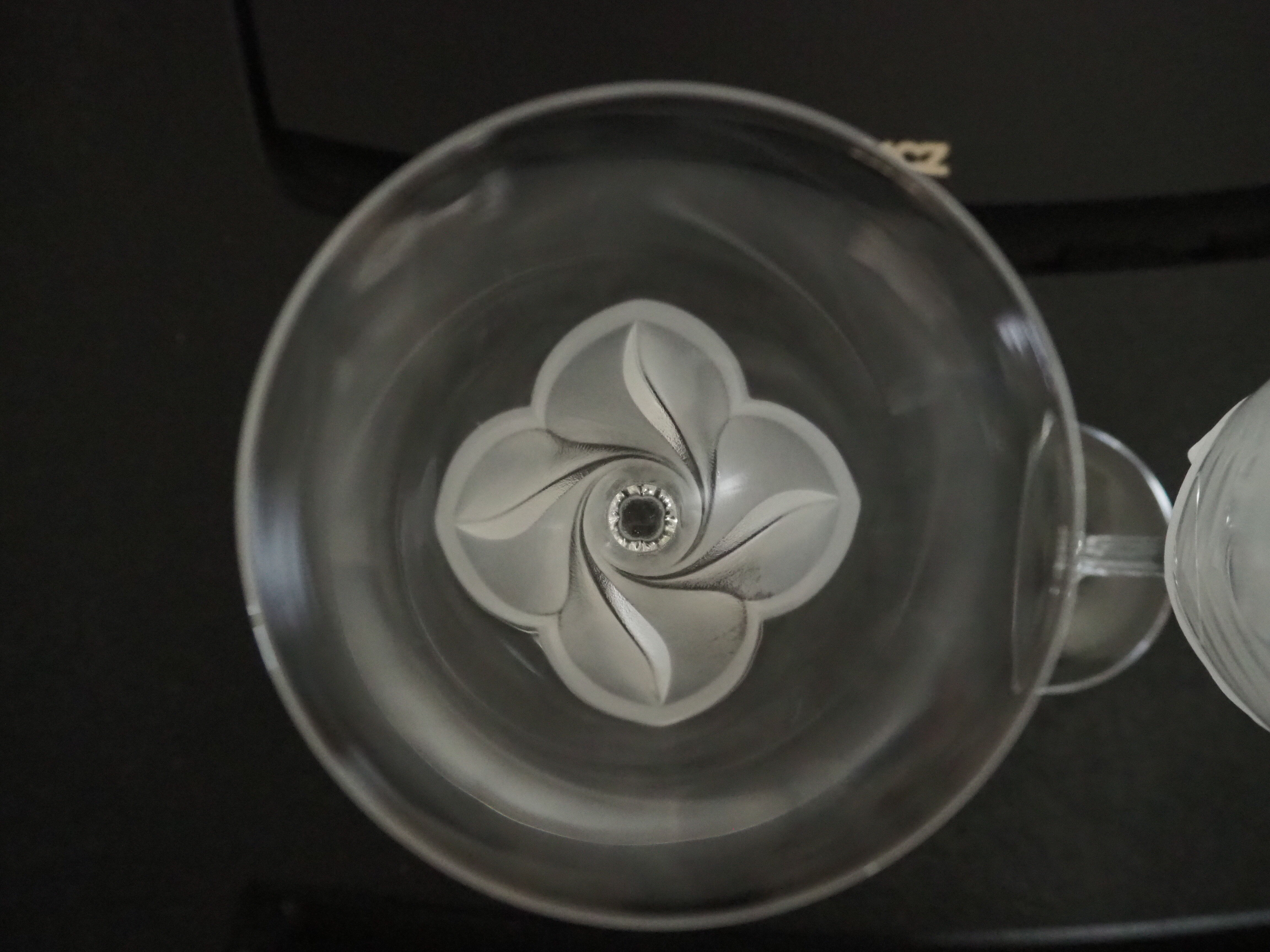 Crystal wine glasses in their boxes - JG Durand, collection florence « satine » 18 cl