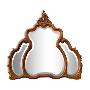 miroir en bois sculpté