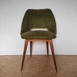 Chaise tonneau moumoute