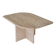 Travertine Coffee or Side Table in Teardrop Shape, Italy 1980s