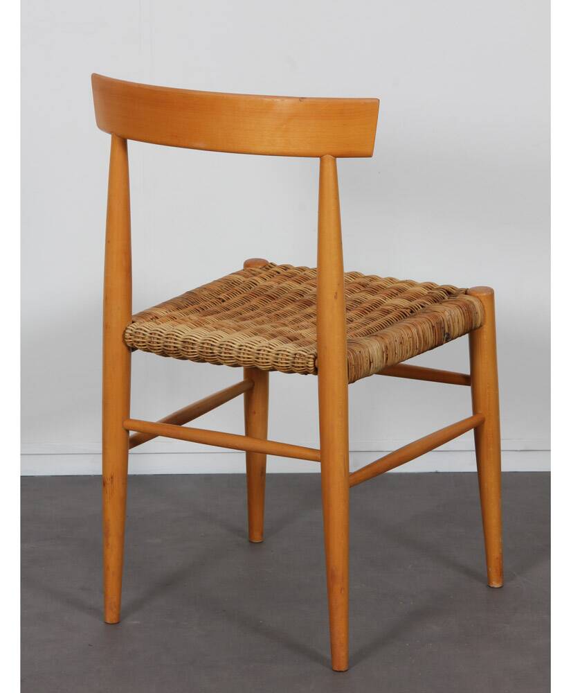 Set of 4 vintage wooden chairs produced by Krasna Jizba, 1960