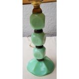 Green opaline bedside lamp