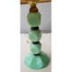 Green opaline bedside lamp