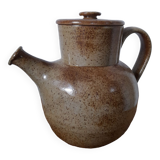 Pyrite stoneware teapot, signature to identify
