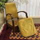 1950s English bridge chair in beech.