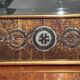 Miroir art deco verre eglomisé