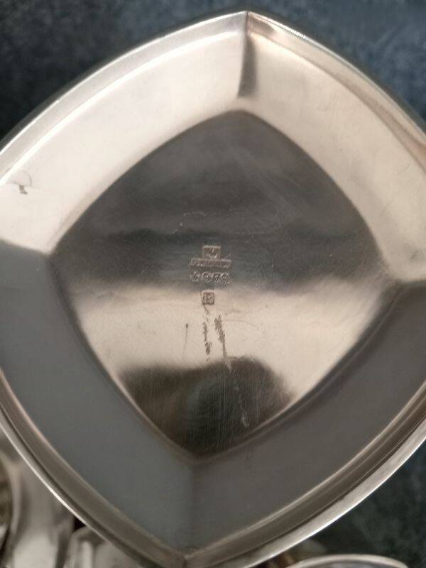 Art Deco dinner service set, 1935, designed by Sue and Mare