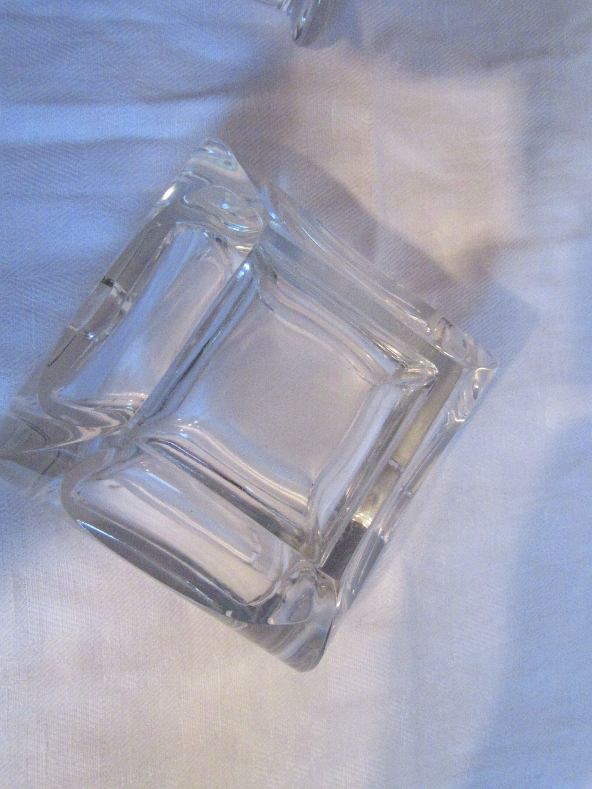 Baccarat crystal ashtray
