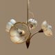 Corolle Vintage 1970 chandelier plus two wall sconces.