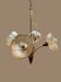 Lustre Corolle Vintage 1970 plus deux appliques