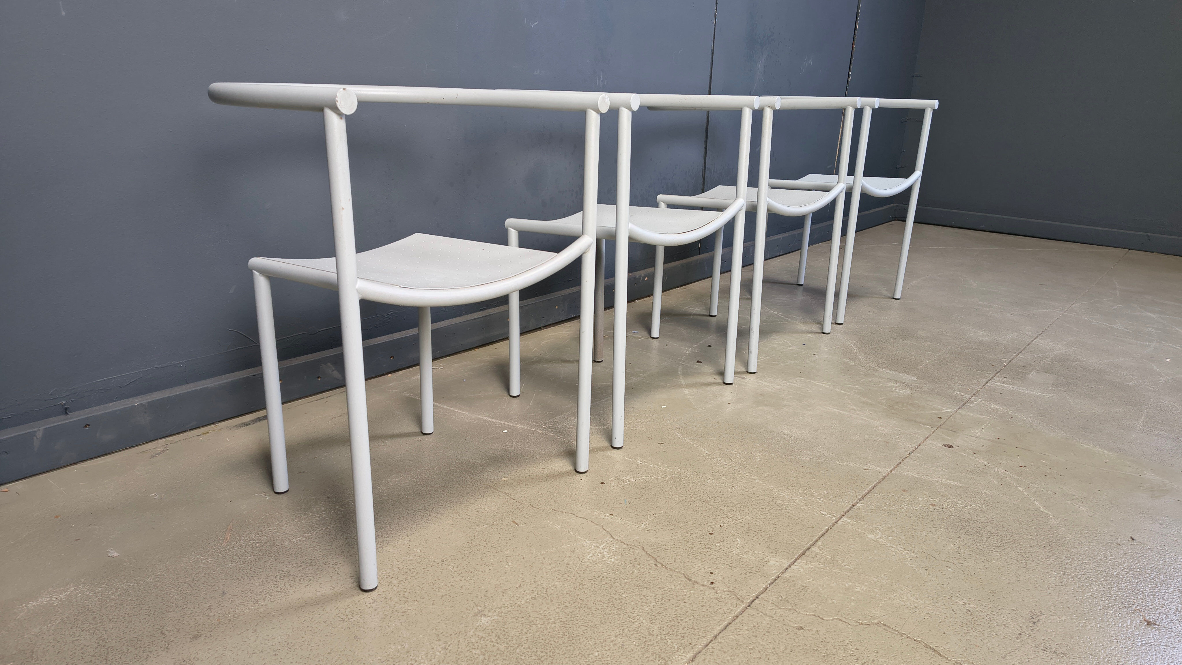 Vintage Von Vogelsang chairs by Starck for Driade, 1980s
