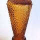 Amber glass decanter