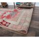 Vintage Pink Blush Natural Turkish Hand-Knotted Runner 79x342