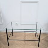 Glass top coffee table