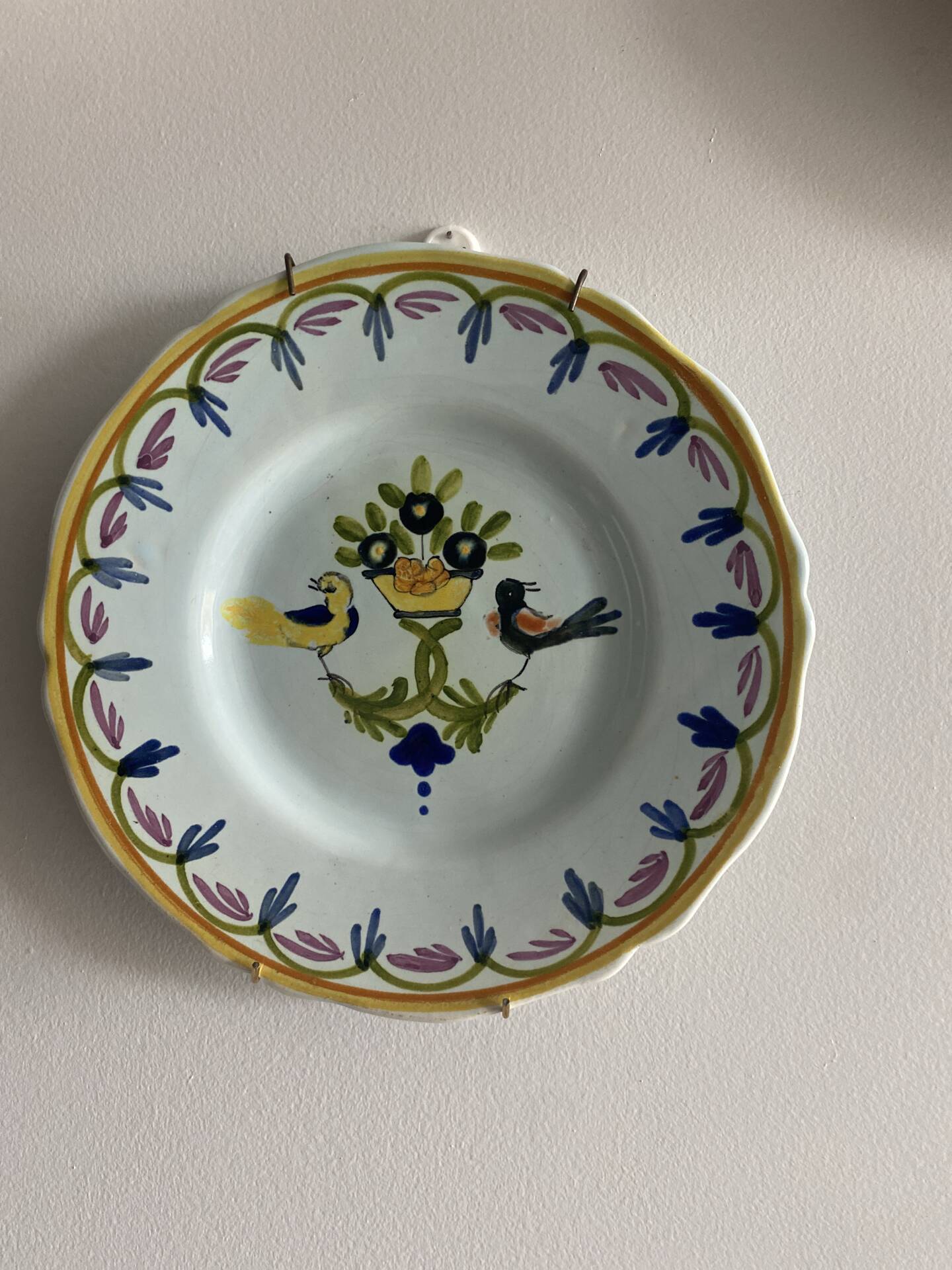 Assiette Vieux Nevers