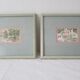 Two framed watercolors signed grosz