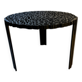 Table basse T-Table par Kartell noire design Patricia Urquiola
