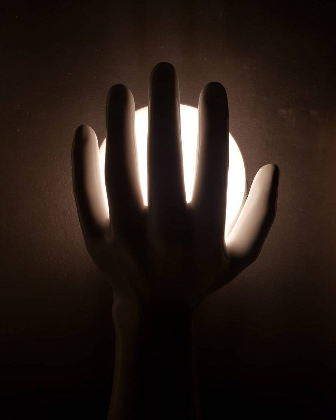 Italian ceramic table lamp 70s