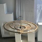 Suspension rattan saucer iron frame D:120 H:60