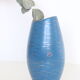Vase en céramique allemande, bleu et or, 1960, artisanat, vintage