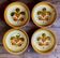 4 deep plates "Fuego" Gien France