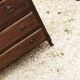 Louis xv chest of drawers in plywood 1960s