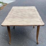 Table à manger Louis XV extensible XVIIIème rénovée en chêne massif 200