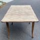 Louis XV extendable dining table from the 18th century, renovated in solid oak 200