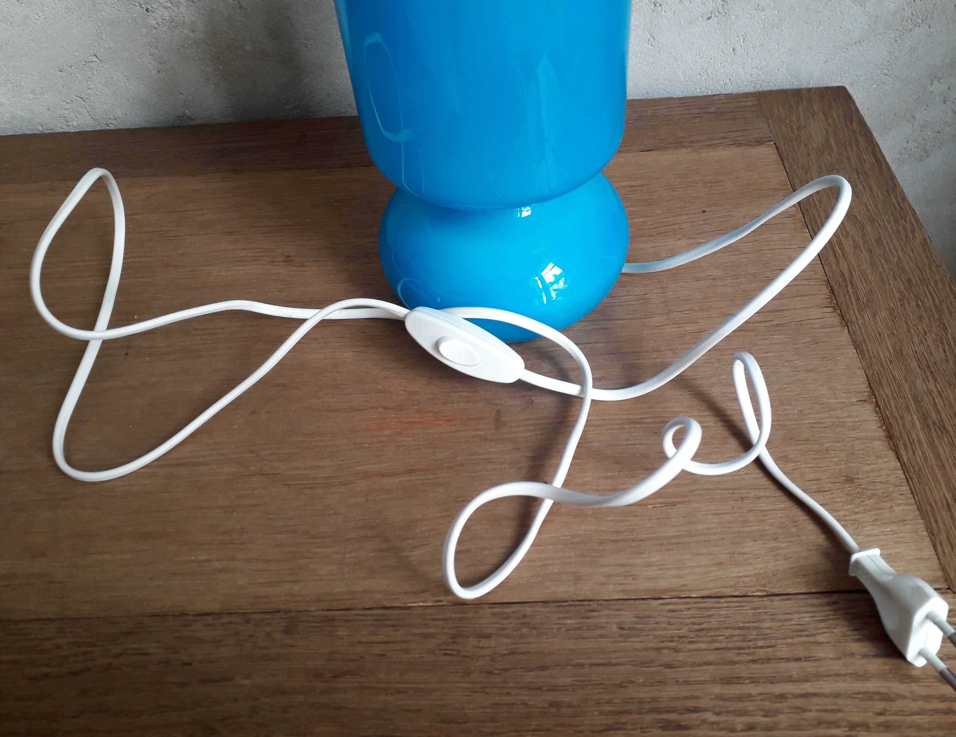 Ikea vintage lamp, 90s, blue