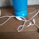 Lampe ikea vintage, années 90, bleue
