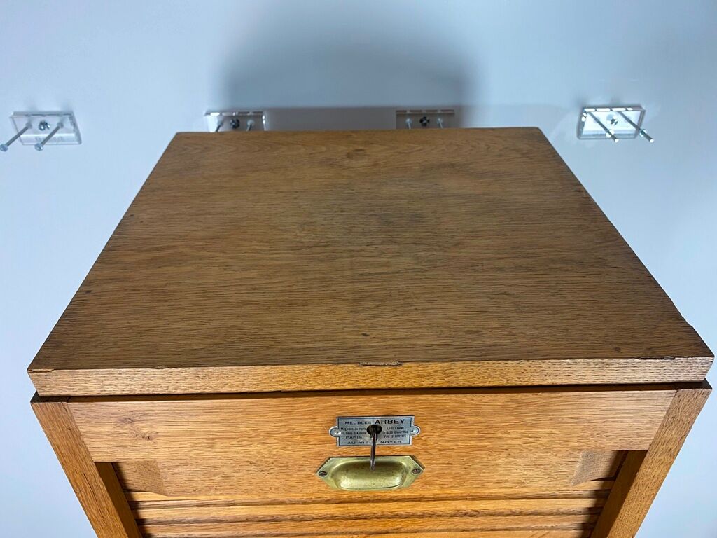 1950 Oak Curtain Binder Furniture