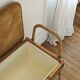 Banc / coffre en rotin