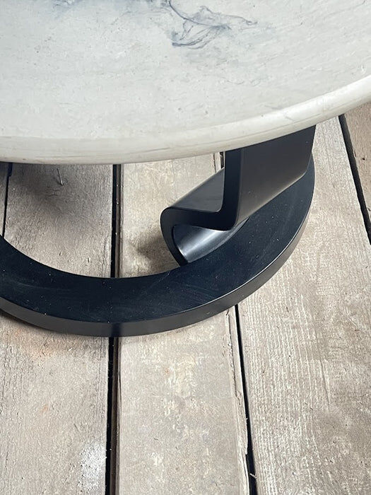 Table basse marmorino postmoderne suédoise, années 1980