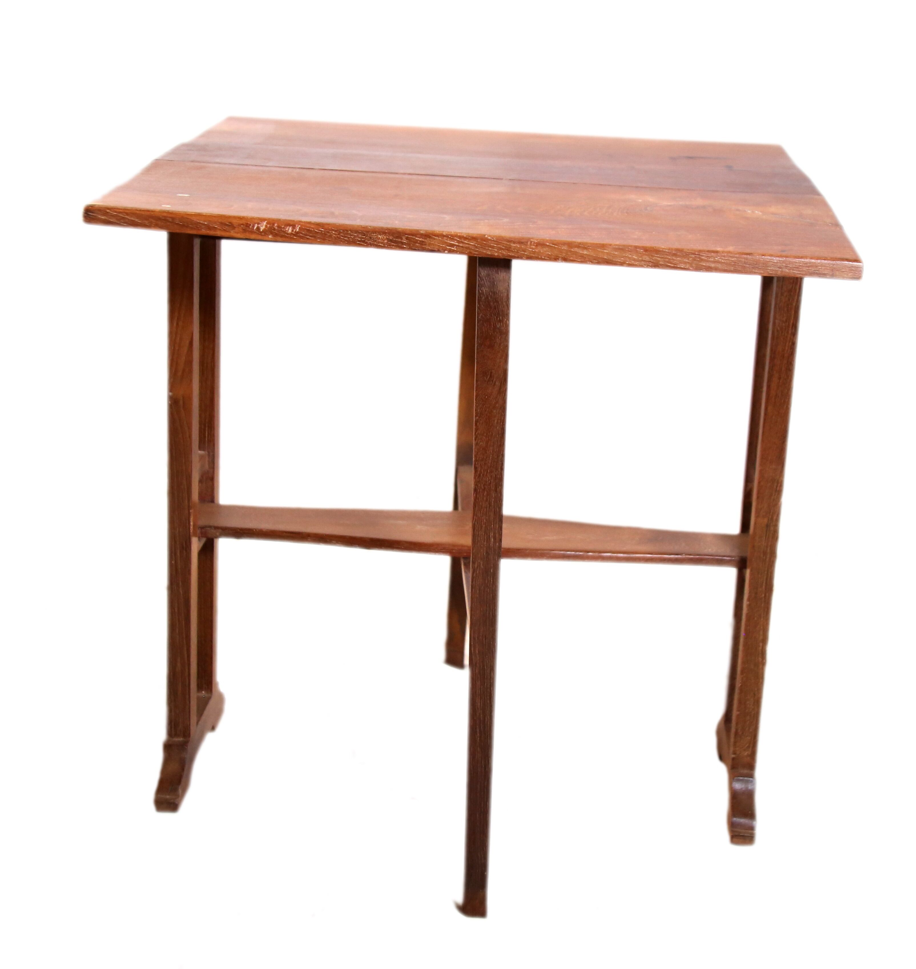 Old Burmese teak folding table