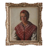 Vintage portrait of a woman by Sam Uhrdin | Sweden | 1920s