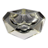 Ashtray by flavio Poli for seguso, sommerso glass, Murano, Italy, 1960