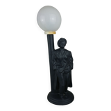 Black ceramic lamp woman floor lamp