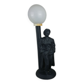 Black ceramic lamp for women, floor lamp