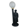 Lampe céramique noir femme lampadaire