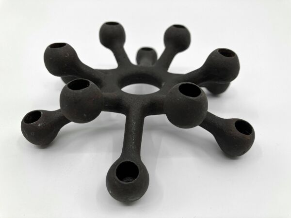 Bougeoirs chandeliers ''the spider'' en fonte • Dansk Designs • 1962