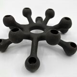 "The Spider" Cast Iron Candlesticks • Dansk Designs • 1962
