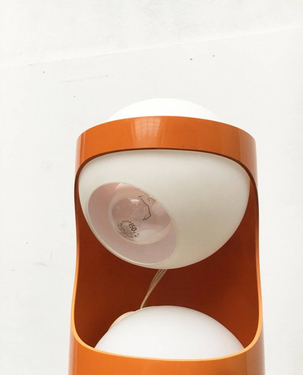 Mid-Century Swiss Space Age Floor Lamp Guggerli L3 by Rosemarie and Rico Baltensweiler for Baltensweiler, set of 2