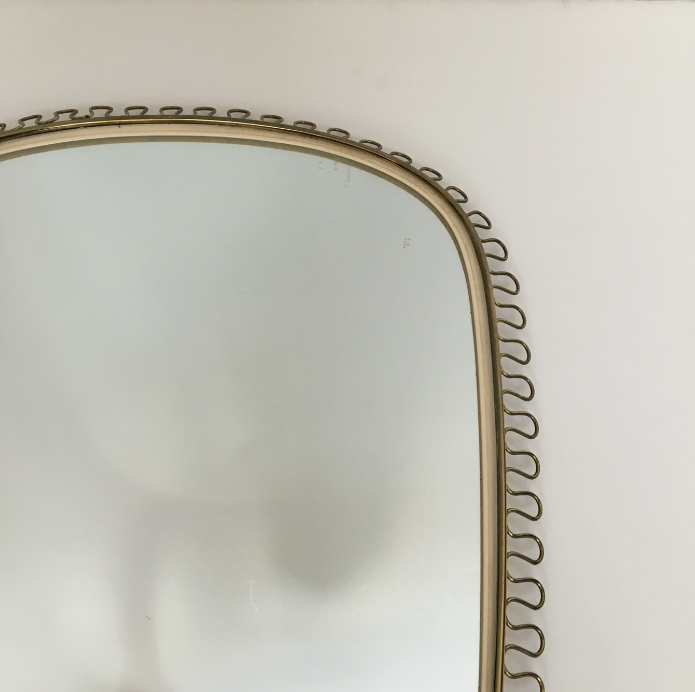 Vintage free-form mirror