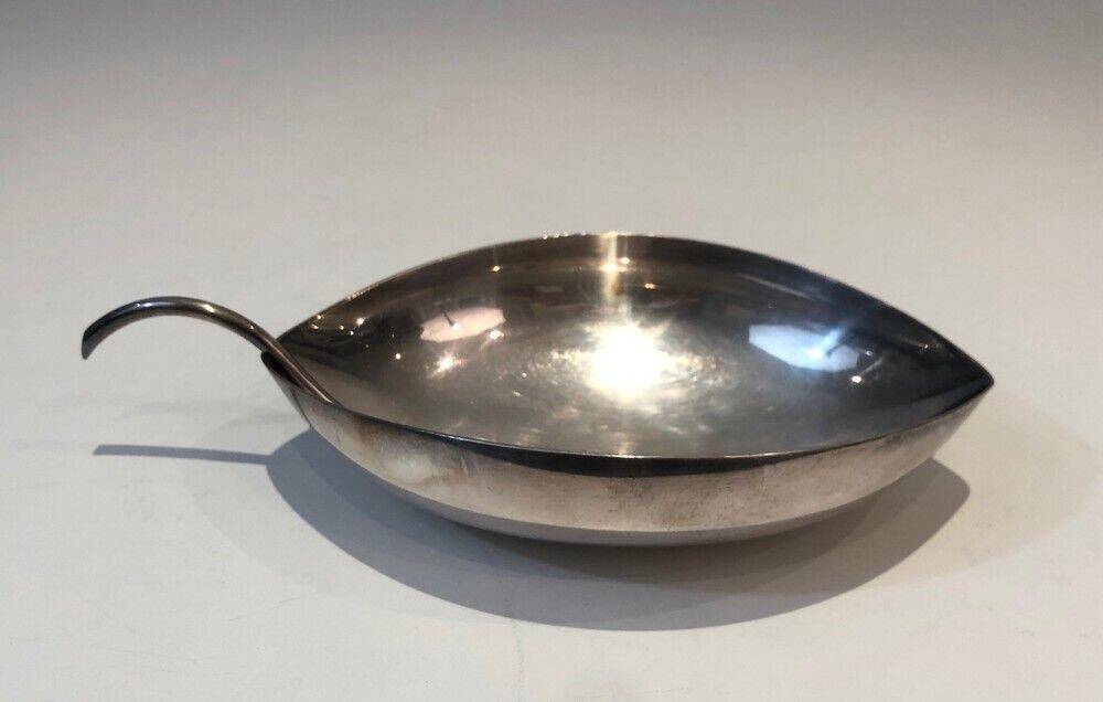 Silver-plated catchall tray