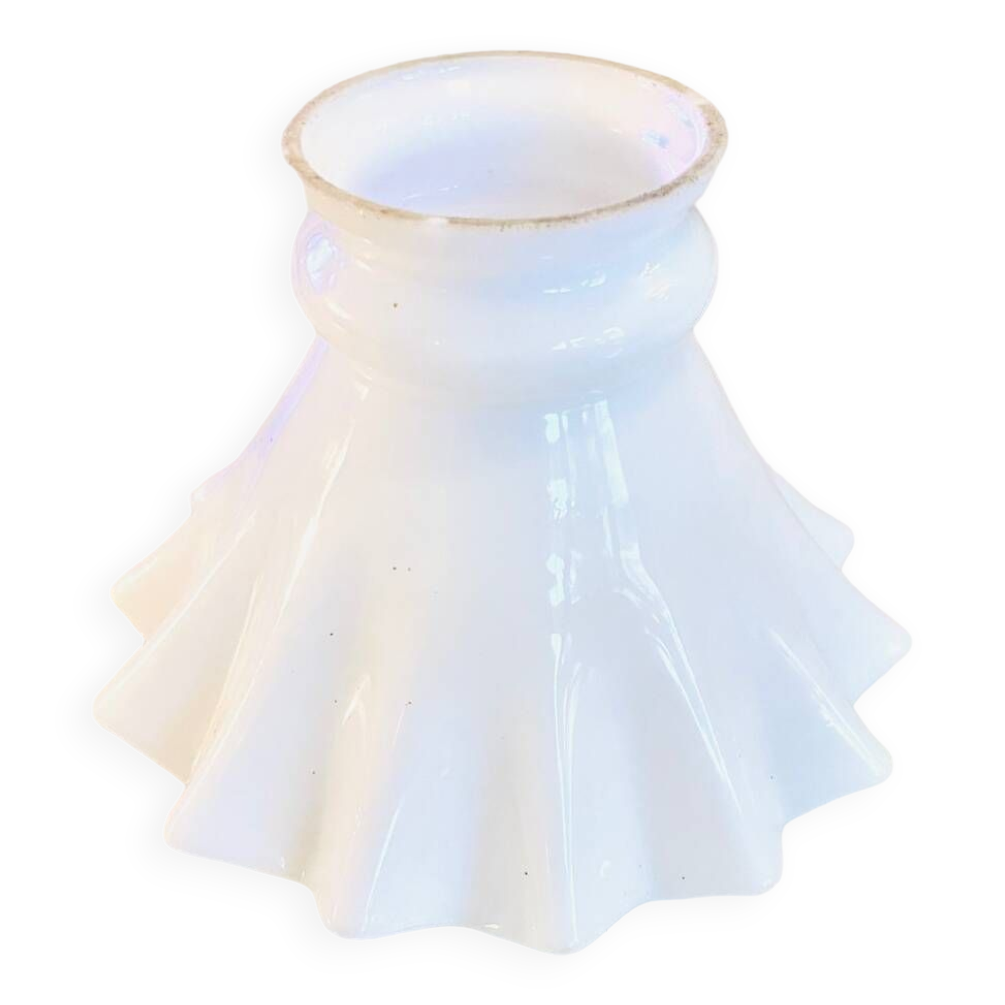 Globe tulips glass lampshade