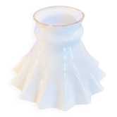 Globe tulipes abat jour en verre